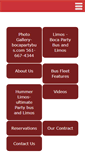 Mobile Screenshot of bocapartybus.com